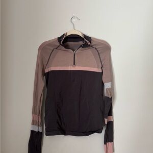 Anthropologie Pink and Black Women's Top